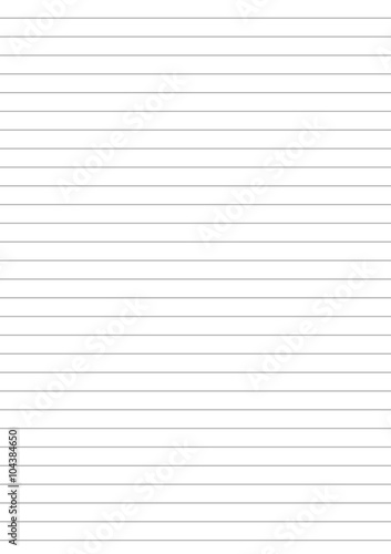 Notebook paper with one centimeter gray line a4 size