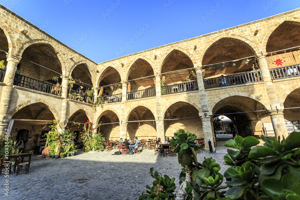 The Great Inn, Buyuk Han in Nicosia, Northern Cyprus