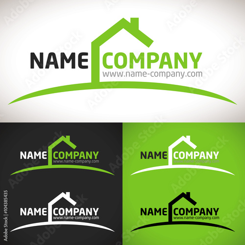 logo construction maison agence gestion