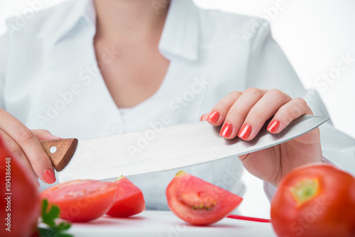 huge kitchen knife