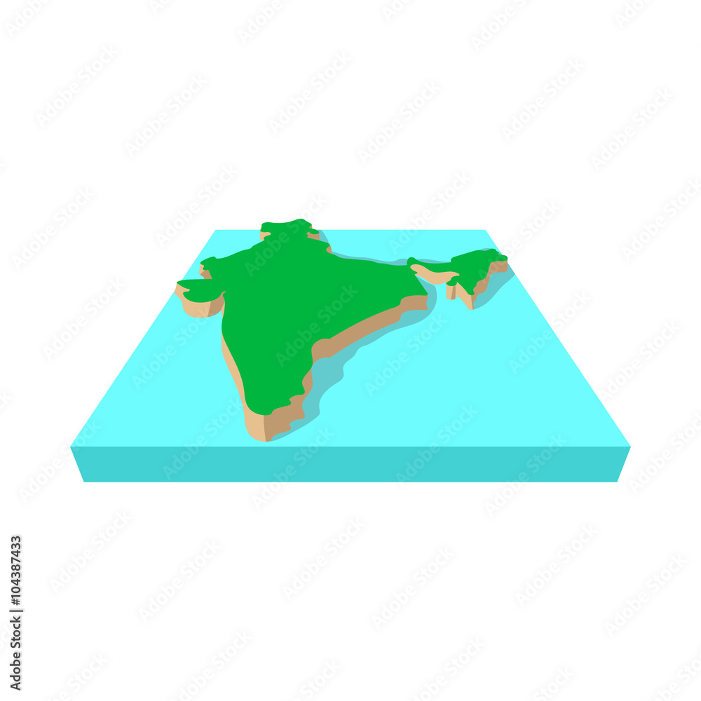 India map icon, cartoon style Stock Vector | Adobe Stock India map icon, cartoon style Stock Vector | Adobe Stock