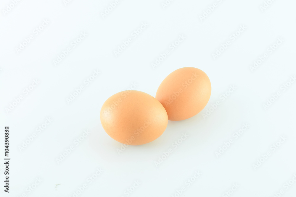 Eggs on white background Eggs on white background