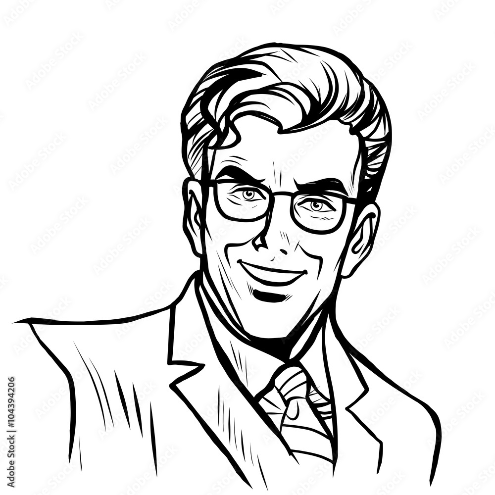Man businessman online art Man businessman online art