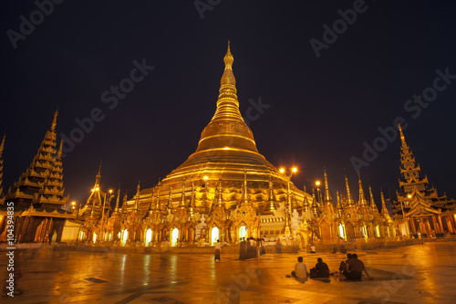 Shwedagon Pagoda in Yangon (Rangoon), Myanmar