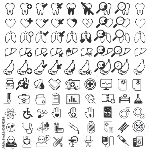 medicine vector icons