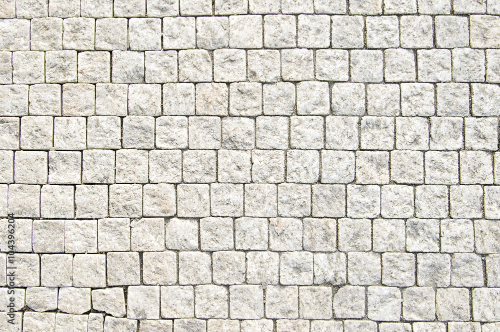 Obraz premium Grey stone pavement background texture