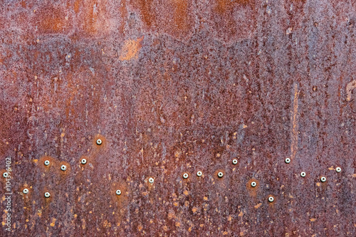 Oxidized metal surface making an abstract texture
