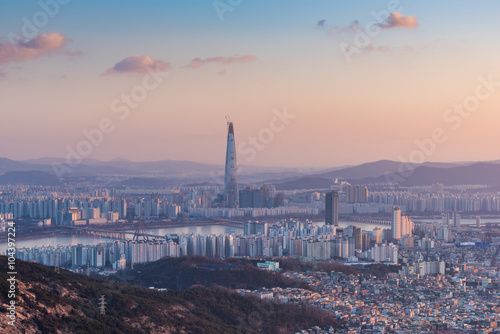 Photography Seoul City Skyline, The best view of South Korea