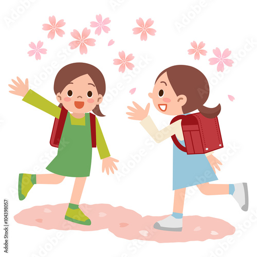 新入生の女の子たち