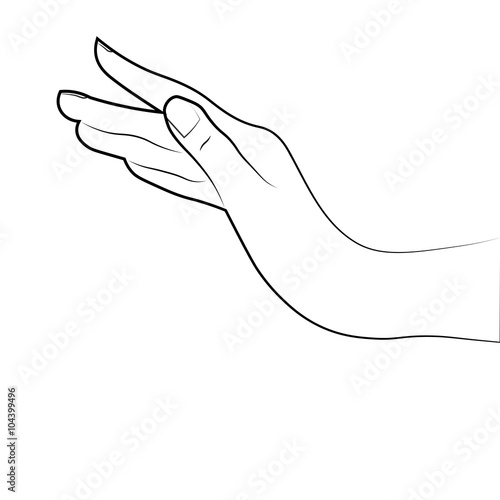 Sketch of the hand