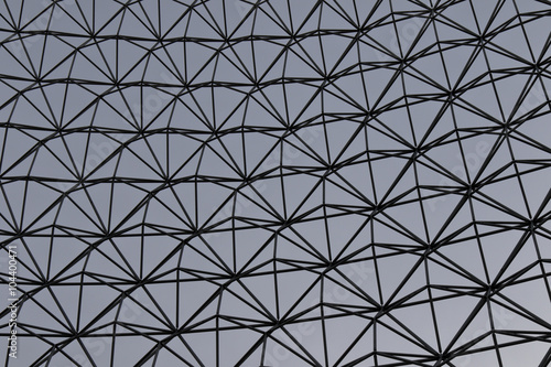 Isolated photo of the genuine steel lattice