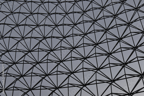 Beautiful pattern of the steel lattice