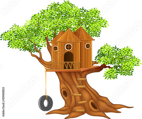 Cute small tree house 