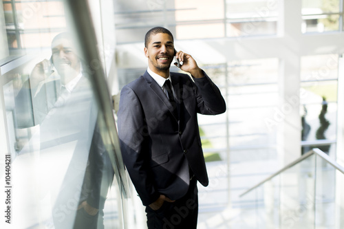 Handsome young black man wi...