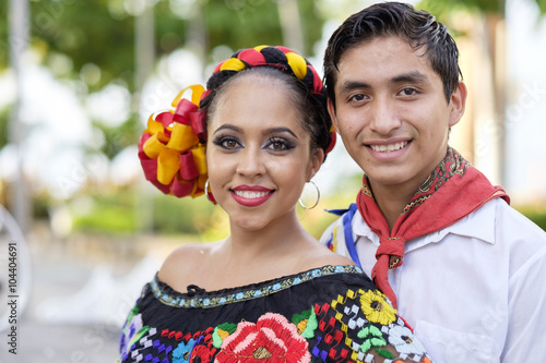 Mexico, Jalisco, Xiutla dancer, folkloristic Mexican dancers photo