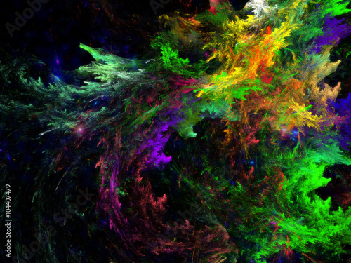 Fractal Pattern color explosion / Fraktal Muster Farb Explosion