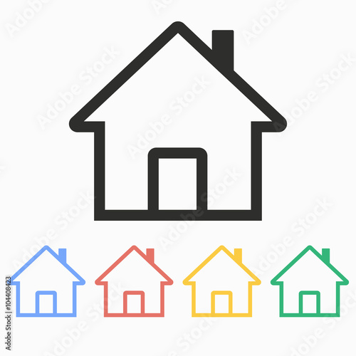 Home  - vector icon.