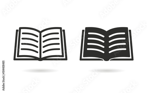 Book - vector icon.