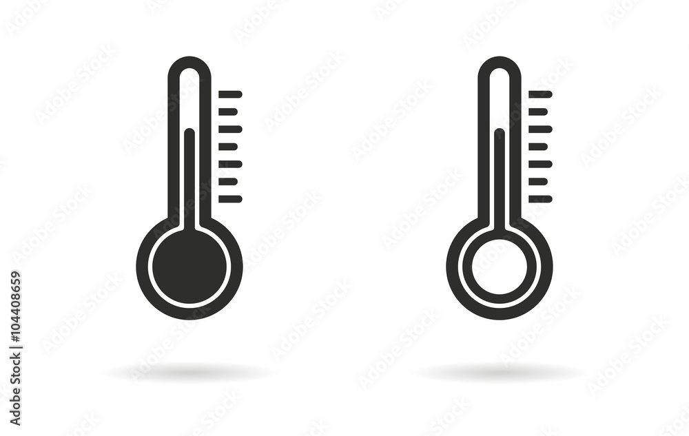 Thermometer - vector icon. Thermometer - vector icon.
