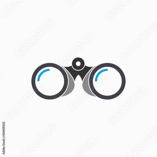 Binocular - vector icon.