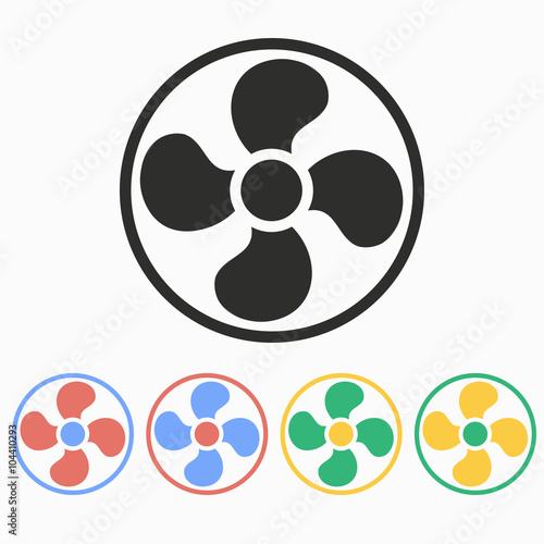 Fan - vector icon.