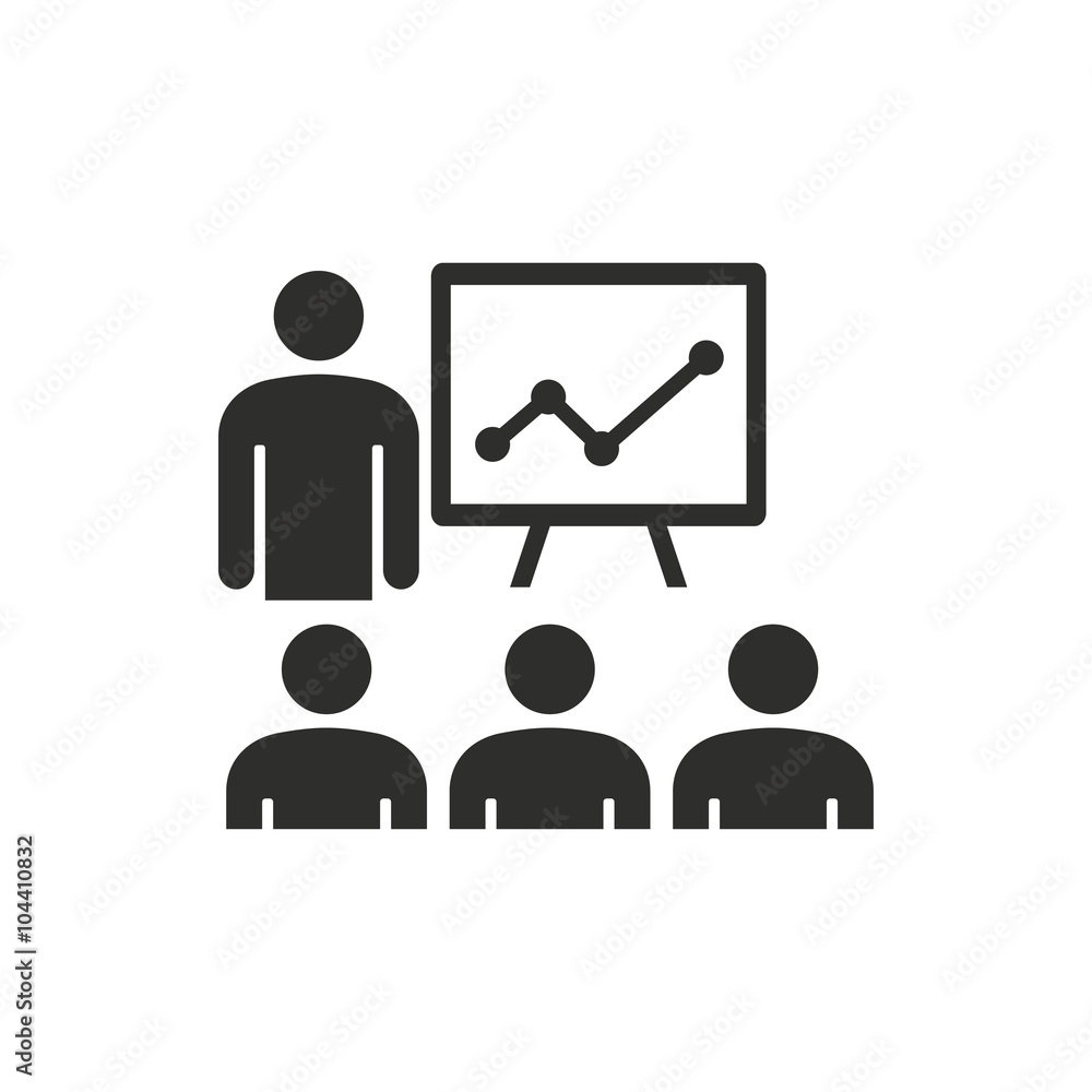 Presentation - vector icon.