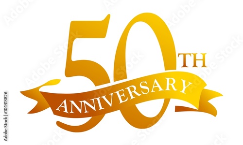 50 Year Ribbon Anniversary 