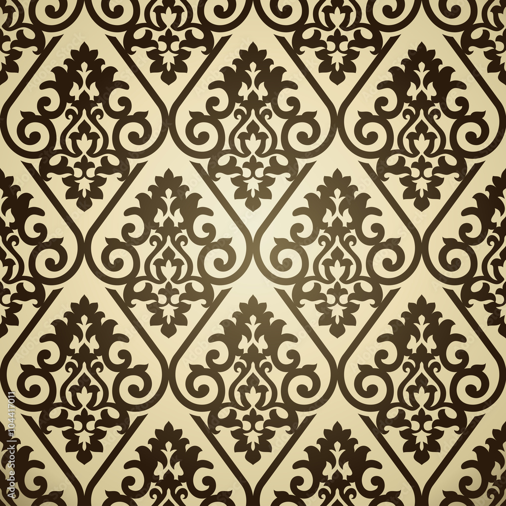 Vector seamless pattern background. Elegant luxury texture for wallpapers.