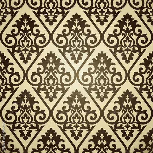 Vector seamless pattern background. Elegant luxury texture for wallpapers.