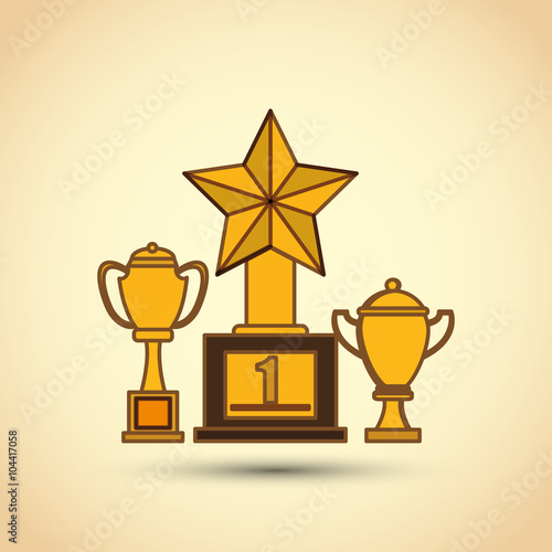 winner icon design 