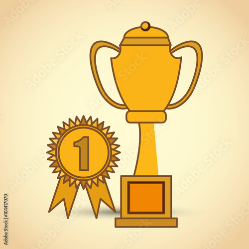 winner icon design 