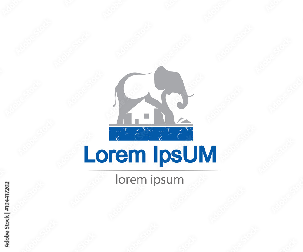 Obraz premium Elephant logo