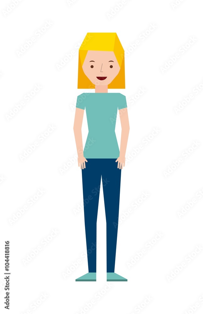 isolated person design isolated person design
