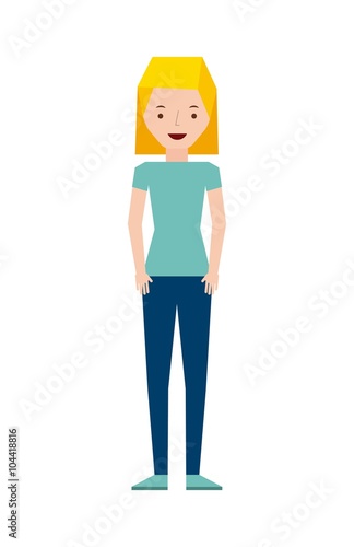 isolated person design 