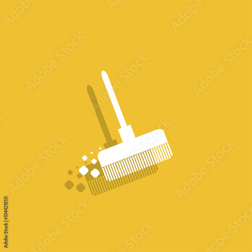 Broom vector icon