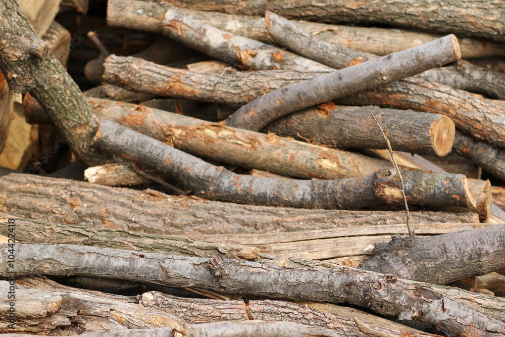 firewood background and texture, beech wood firewood background and texture, beech wood