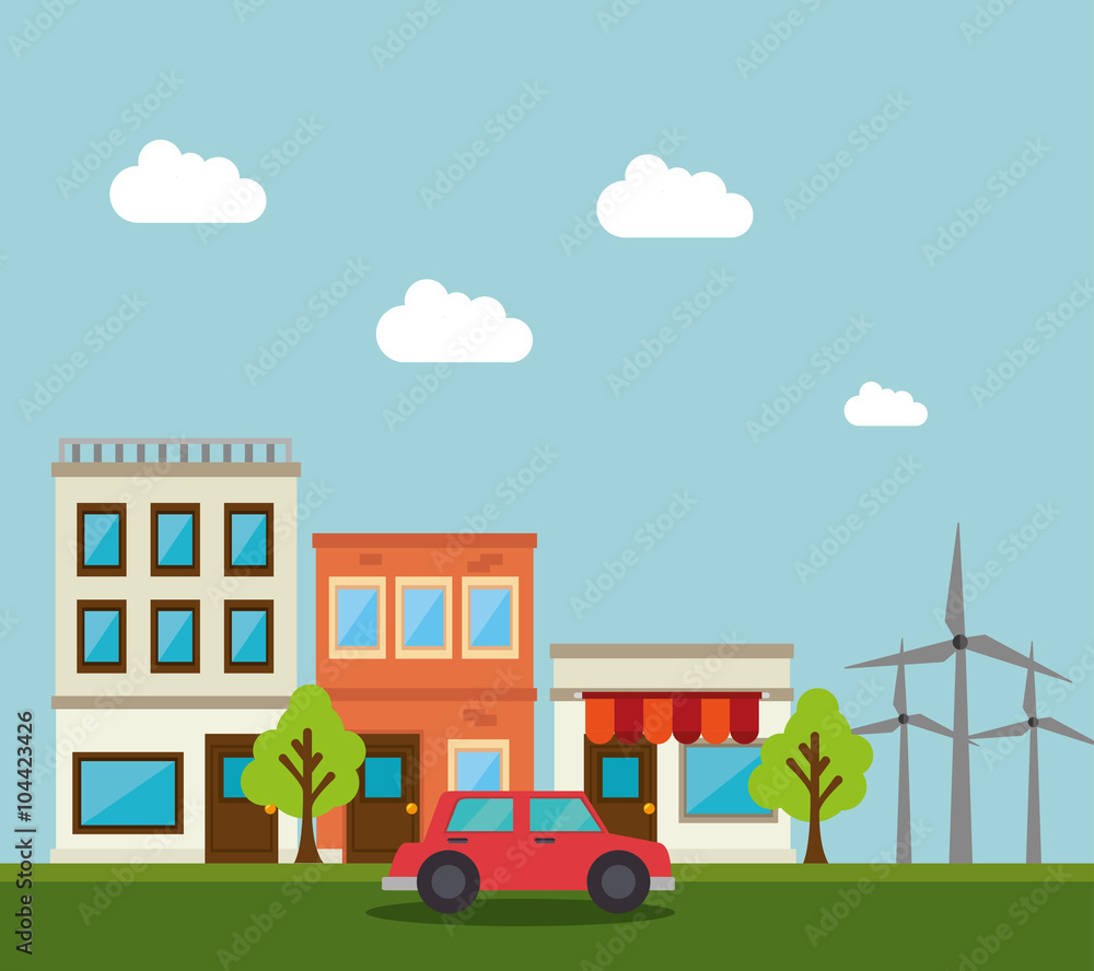 Obraz premium buildings concept design 
