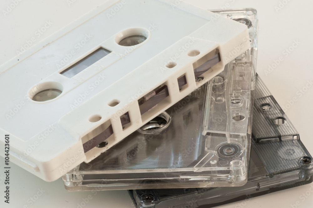 Obraz premium Retro music tapes