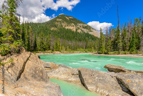 Majestic mountain river in Canada.