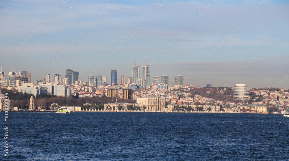 Fototapeta premium European side of Istanbul City in Turkey