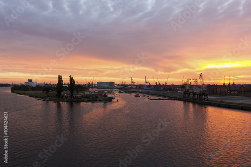Port of Szczecin in Poland