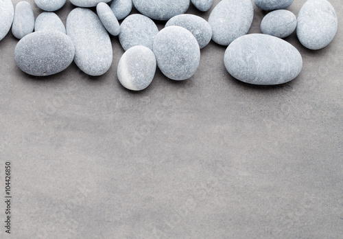 Canvas Print Spa stones treatment scene, zen like concepts.