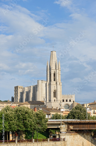 Collegiate Church of Saint Felix in Girona, Catalonia, Spain.