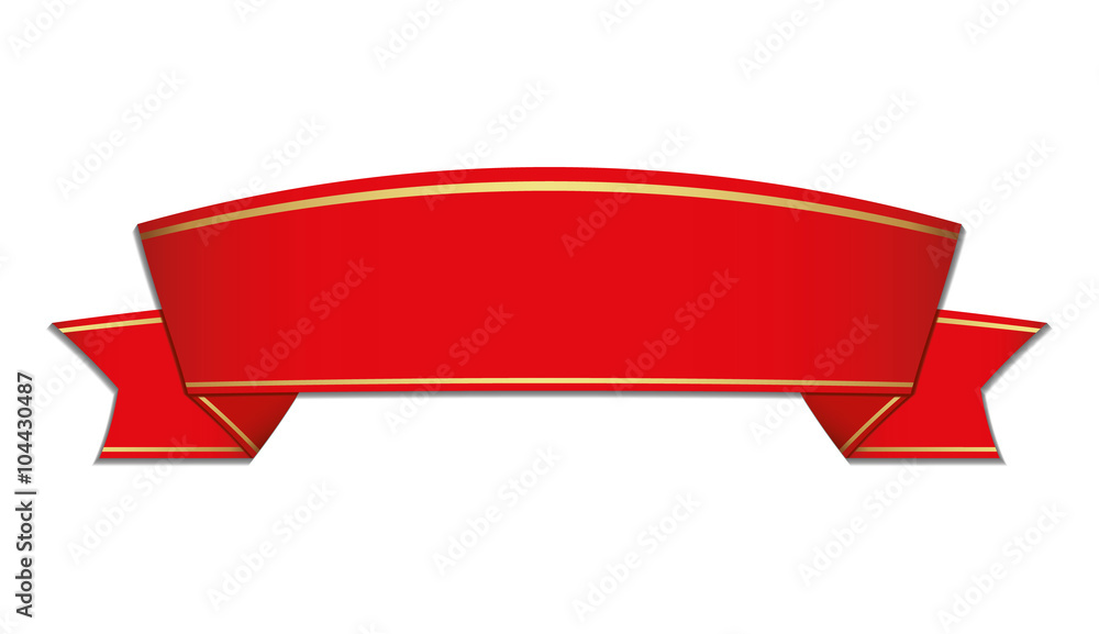 red ribbon banner red ribbon banner