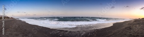 Plage de Santorin  mer   g  e  Gr  ce