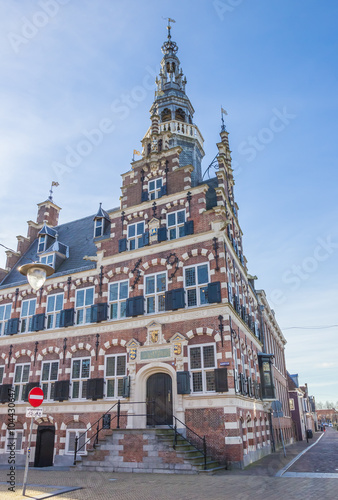 Town hall in the historical center of Franeker