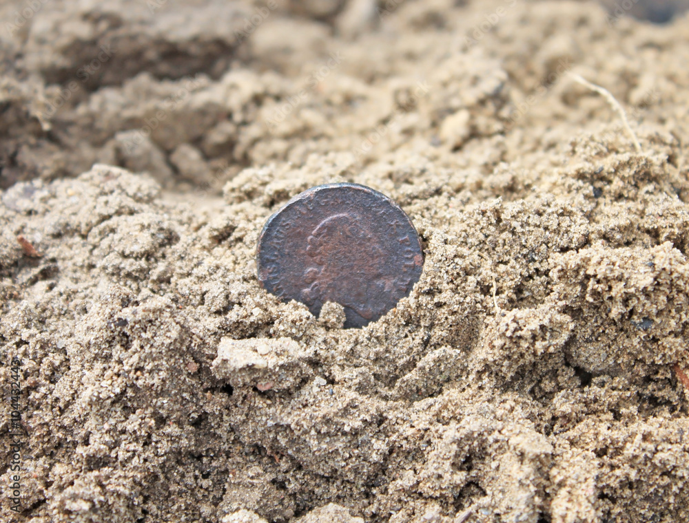 Old coin found metal detecting Old coin found metal detecting