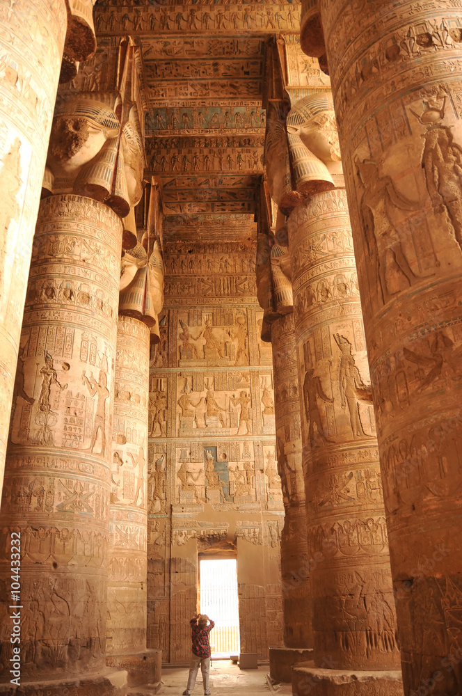 Entrance to Hathor Temple at Dendera
