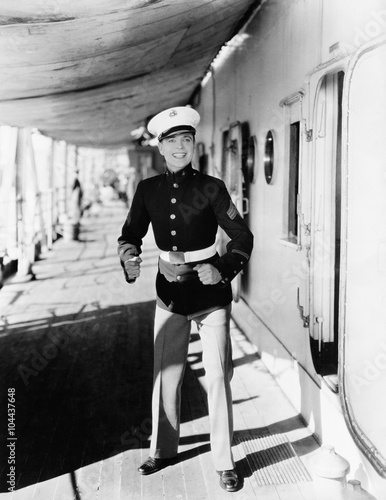 Photo Portrait of eager sailor