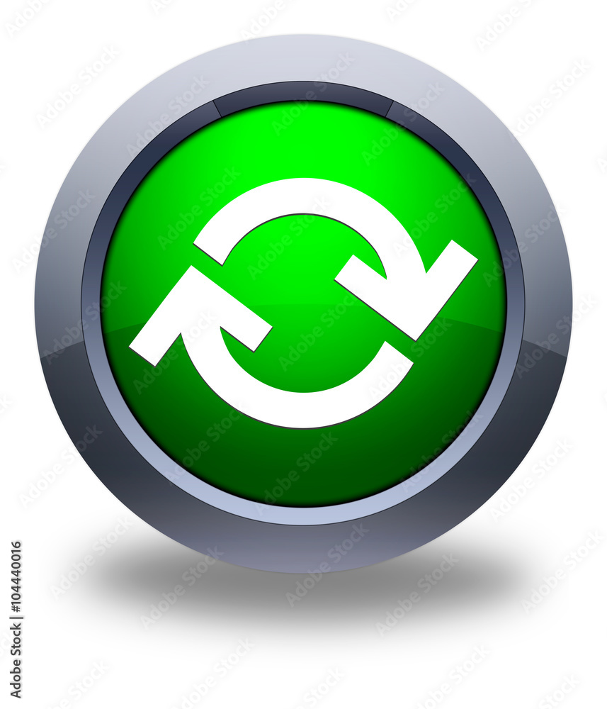 Icône bouton internet Rafraîchir ou Recyclage Icône bouton internet Rafraîchir ou Recyclage